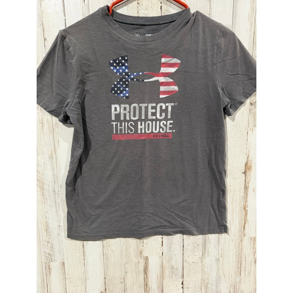 Under Armour Youth Loose Fit HeatGear T-Shirt – youth Large